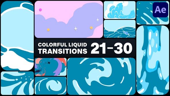 Colorful Liquid Transitions for After Effects - FxMonster | RaizenRealm ...